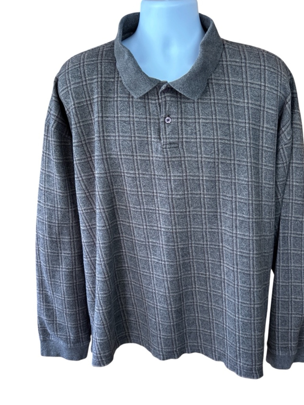 Saddlebred Men's long sleeve polo shirt, size XXL, casual, business casual, fall